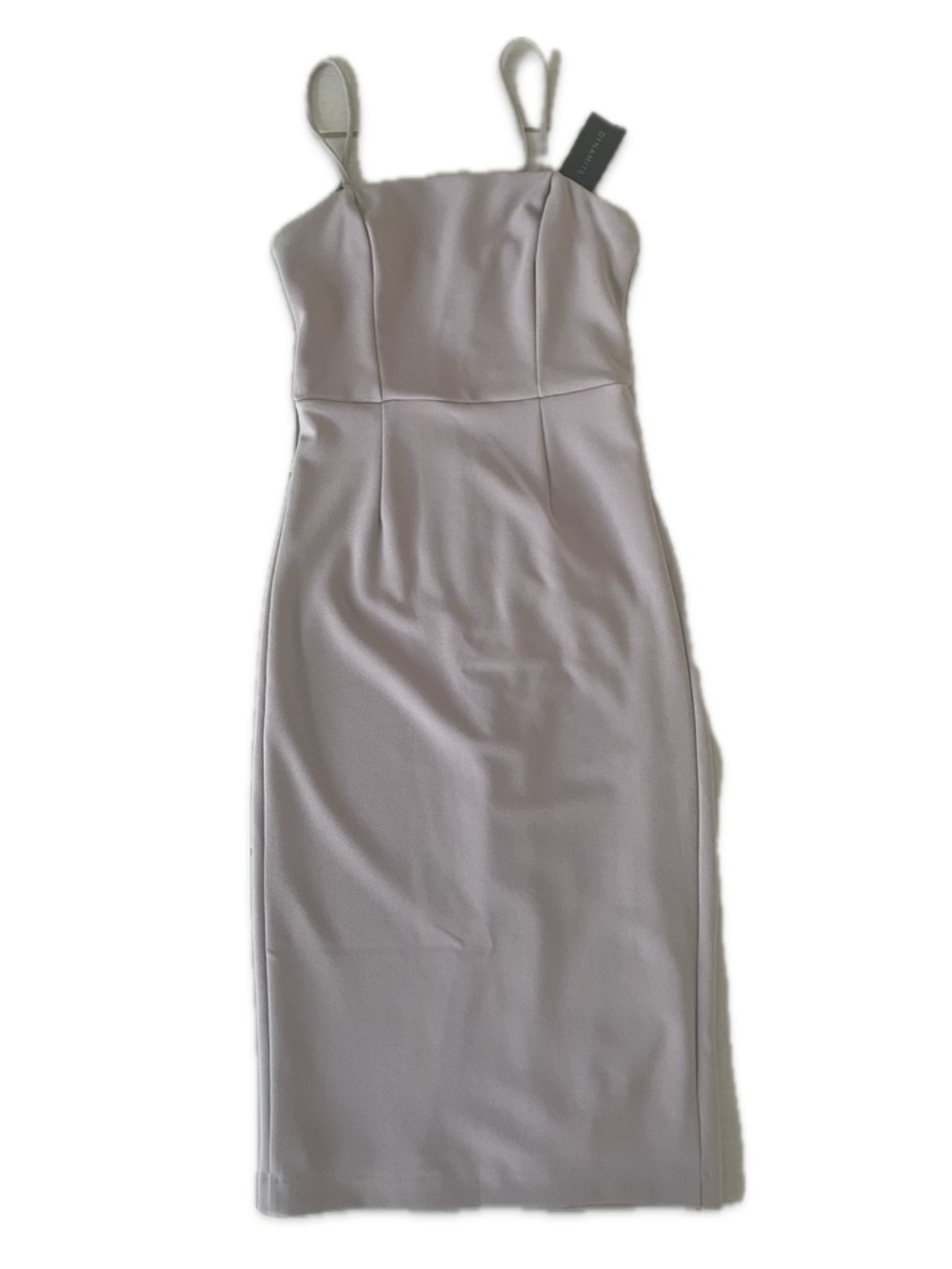 Dynamite Light Mauve Midi Bodycon Dress 🔥 - Size XS, NWT - Picture 4 of 15